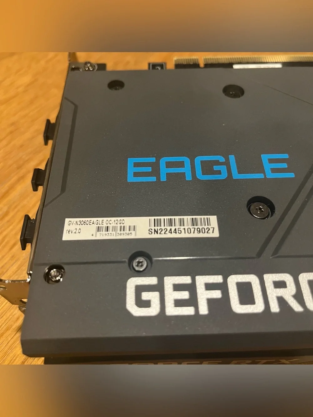 GIGABYTE Eagle GeForce RTX Graphics Card - 3060 12gb